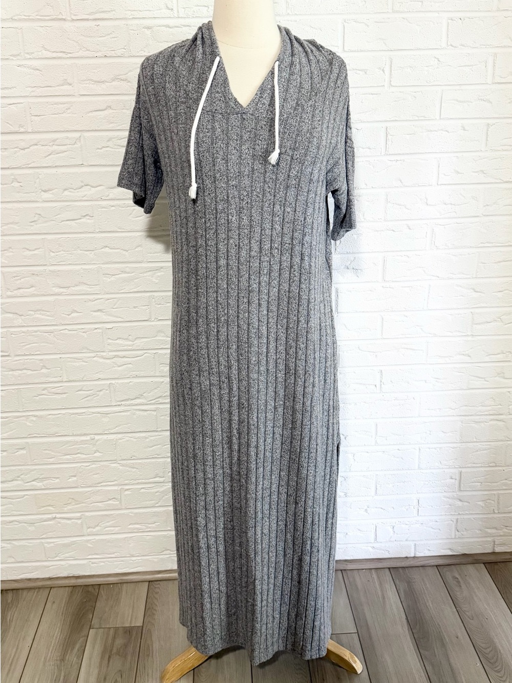 Soft Surroundings Sweater Knit Hooded Dress Size XS